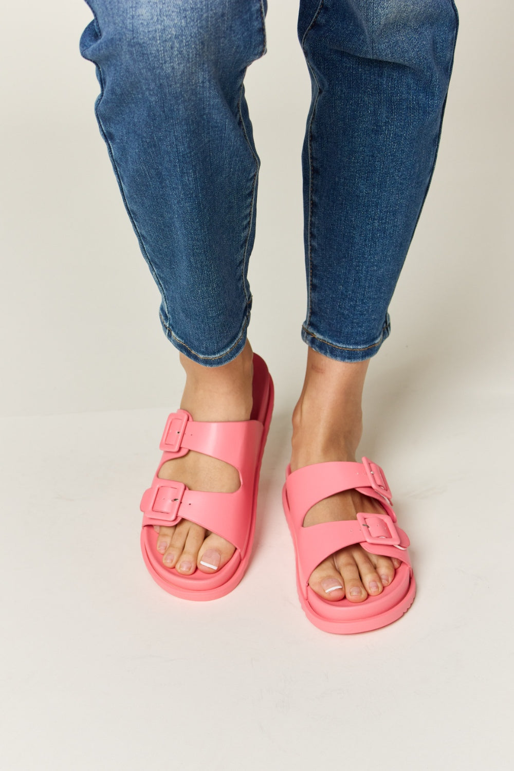 🌸Double Buckle Open Toe Sandals