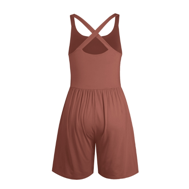 RTS: The Terri Crisscross Tank Romper-