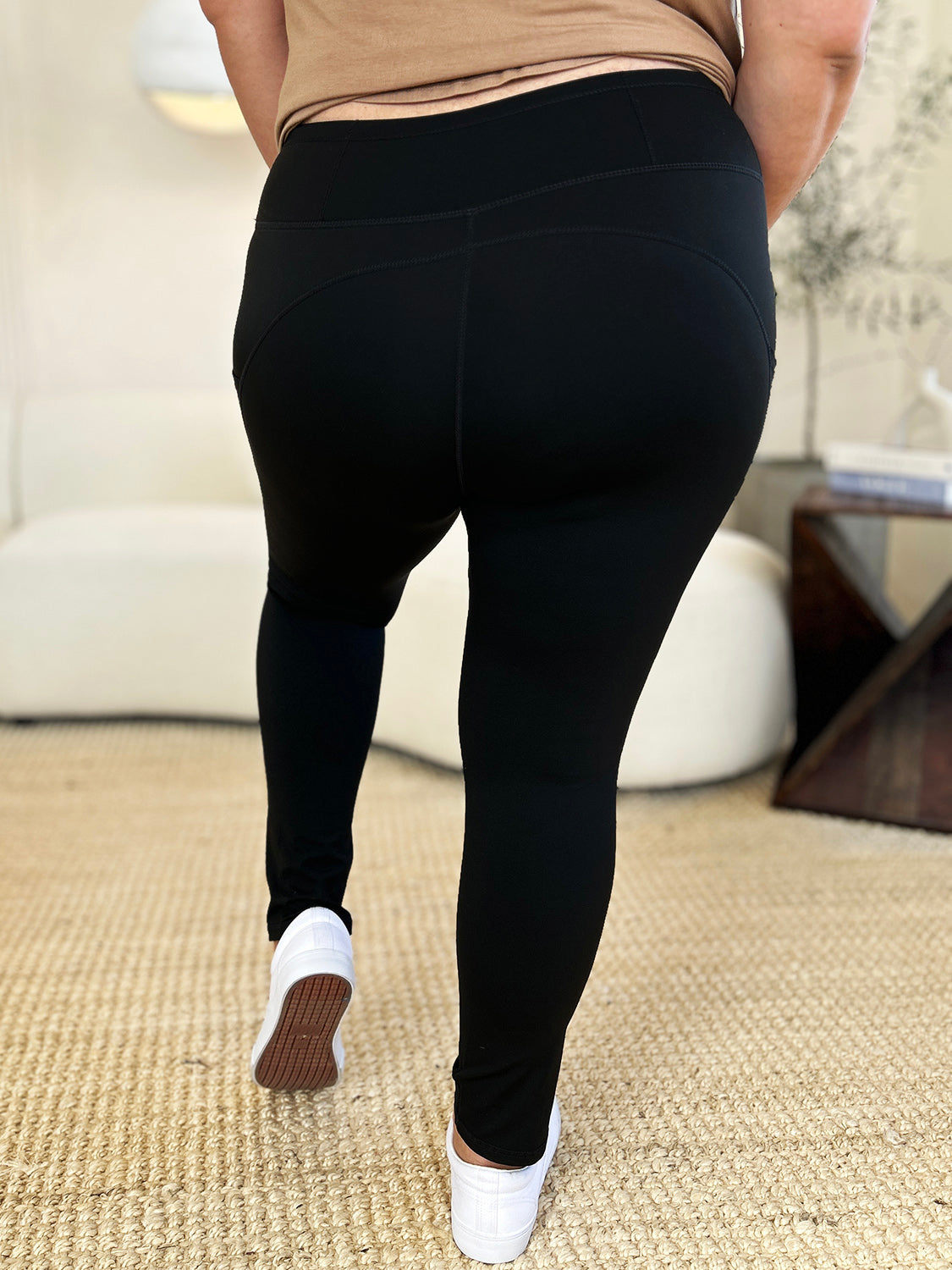 Wide Waistband Active Sports Leggings