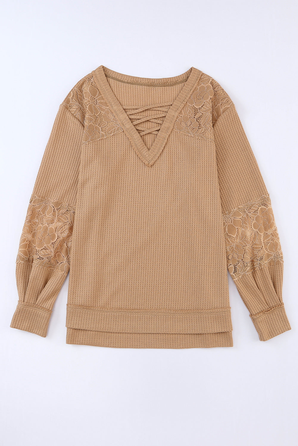 RTS: The Eden Waffle & Lace Top-