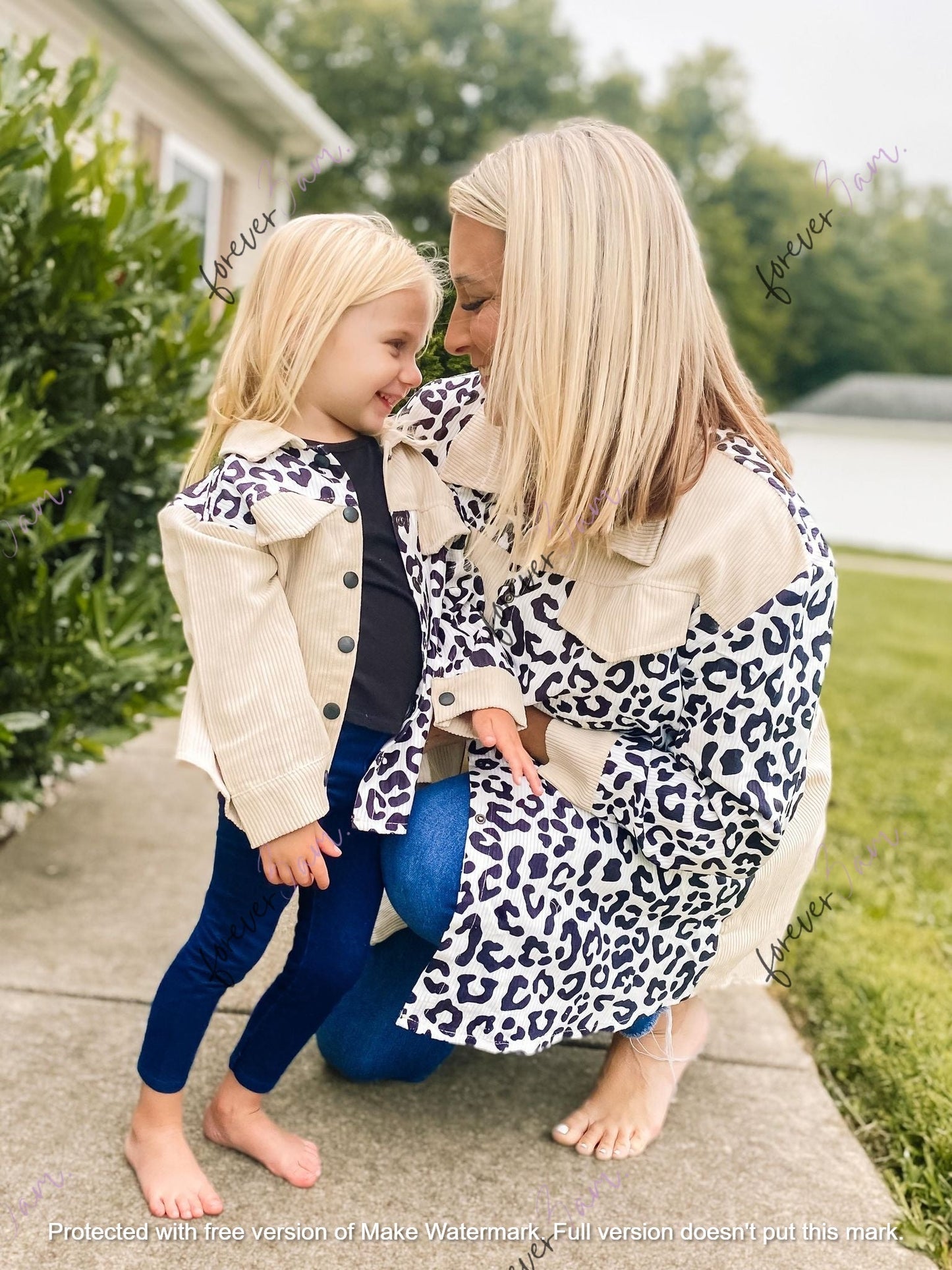 RTS: Leopard Mama and Me shacket-