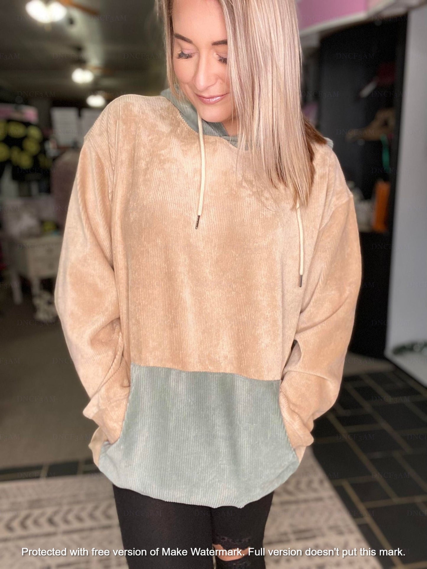 RTS: THE CHARLIZE CORDUROY HOODIE