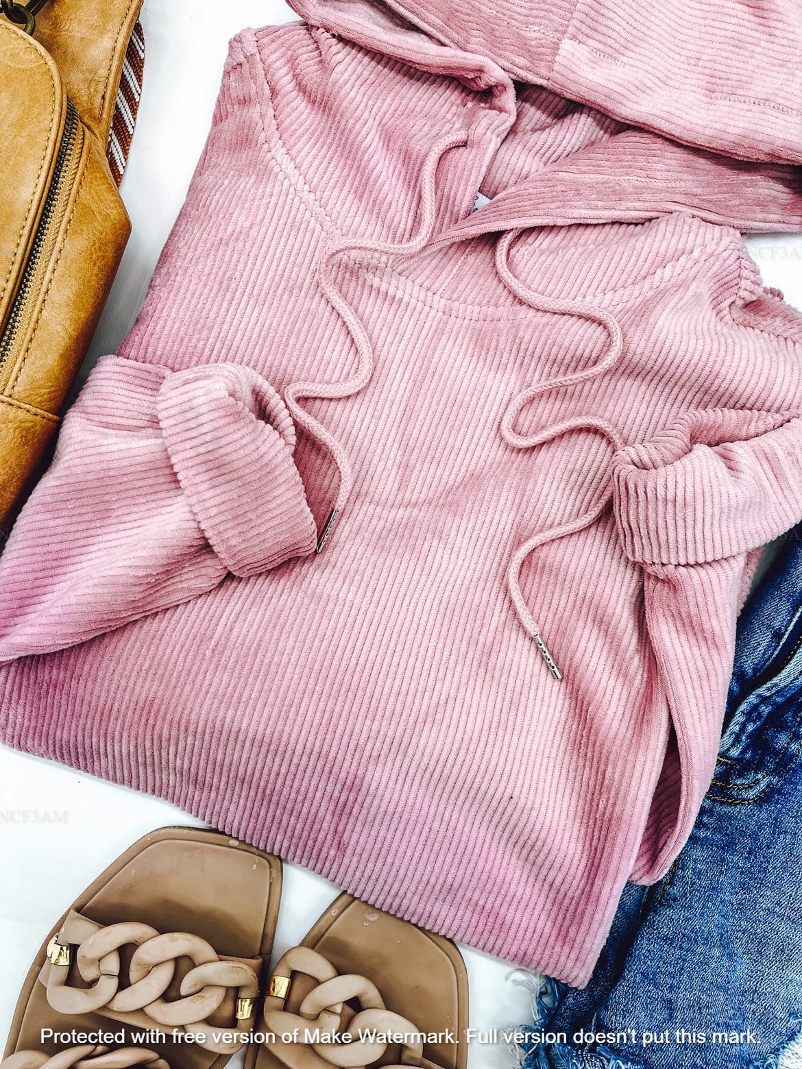 RTS: THE CHARLIZE CORDUROY HOODIE