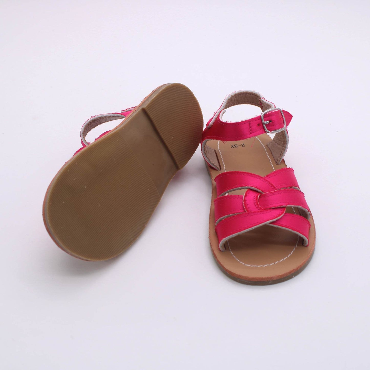 RTS: Vegan Leather Strappy Sandals-