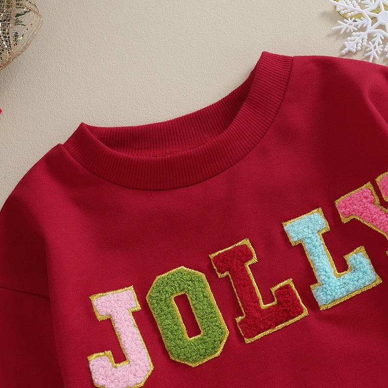 RTS: Jolly university embroidered Crewneck