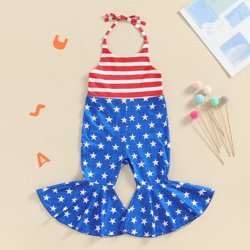 RTS: Stars and Stripe Halter Jumper