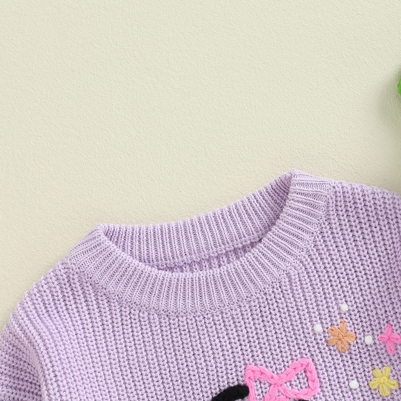 RTS: Purple Knitted Ghost Sweaters