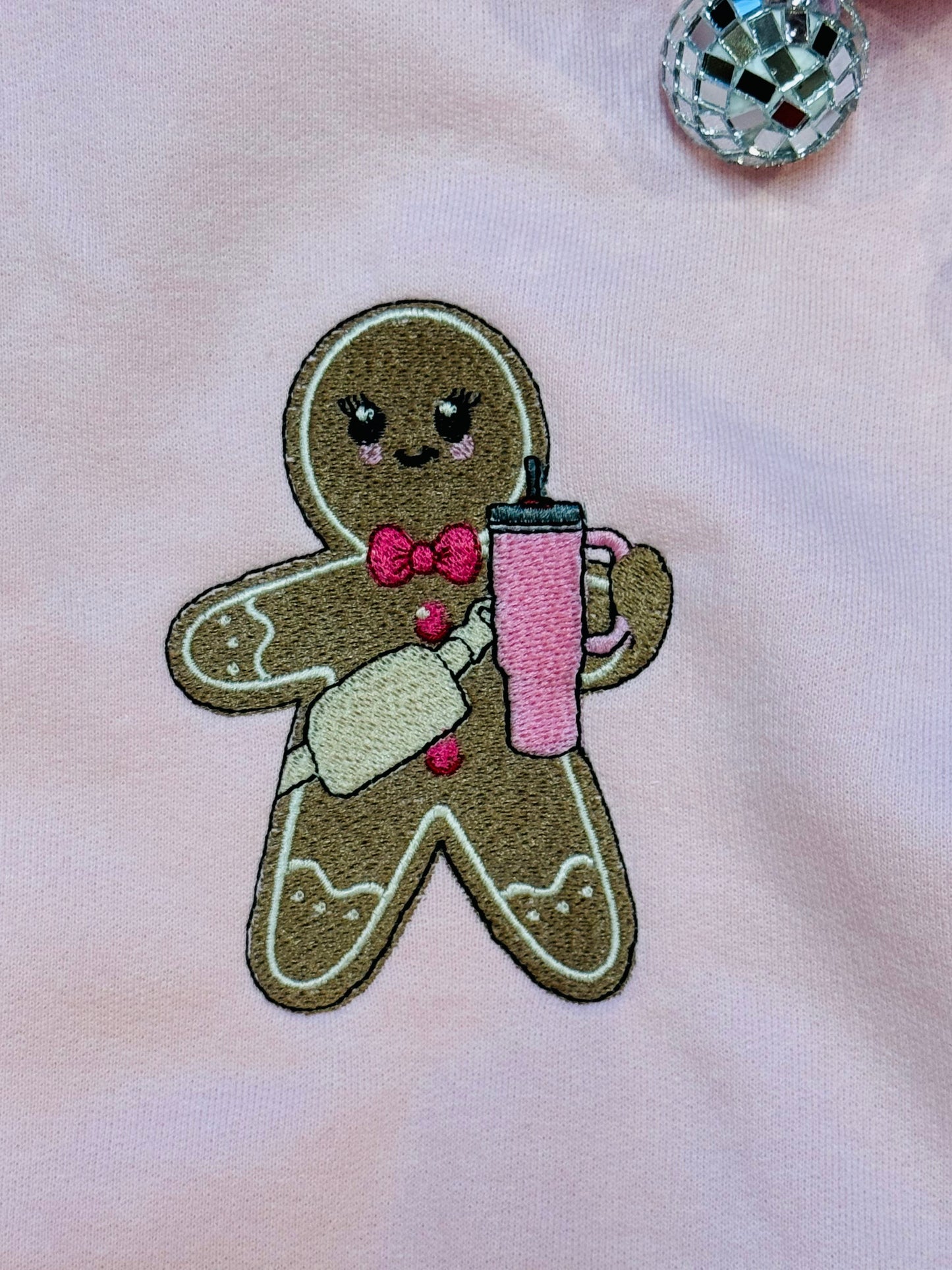 Lady Gingerbread Embroidered Sweatshirt