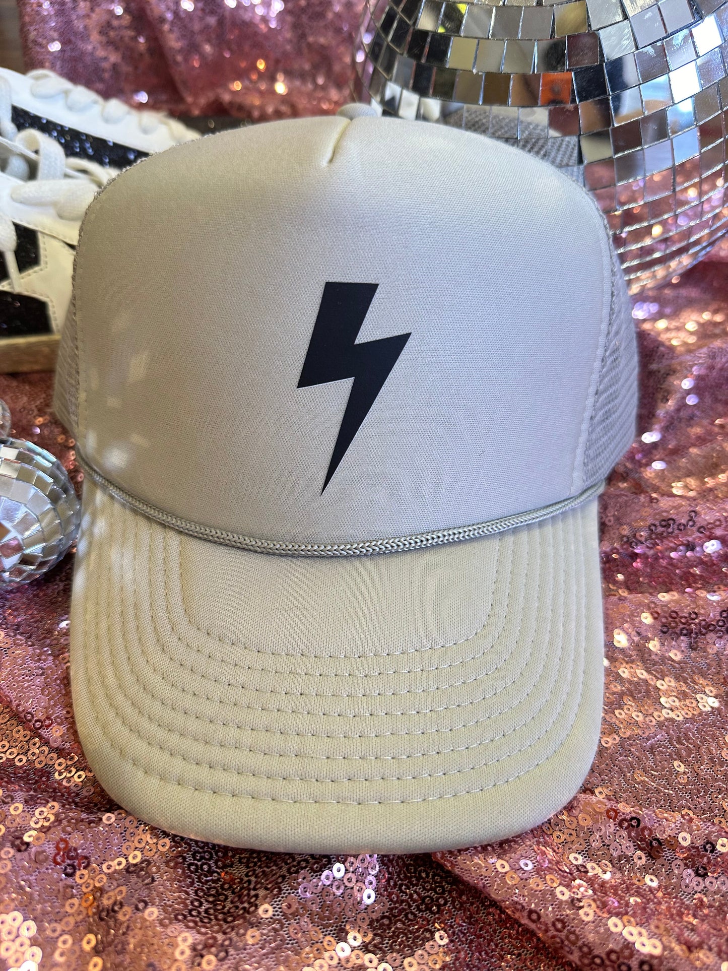 RTS Gray Bolt Trucker Hat