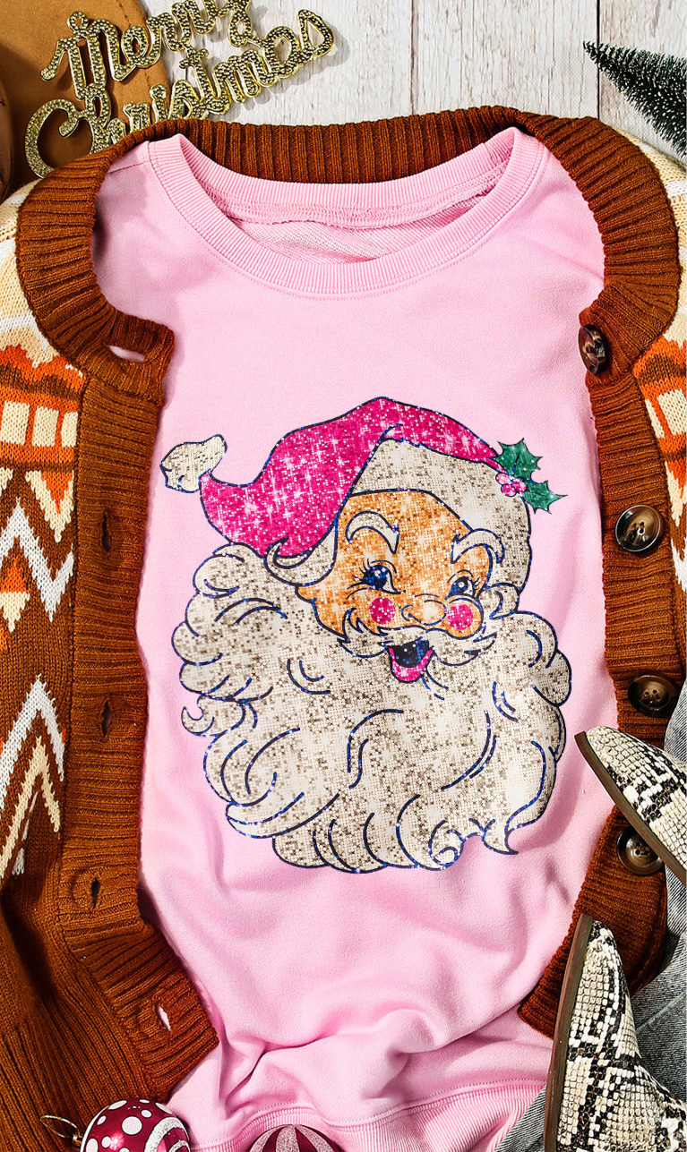 💕Christmas Claus Graphic Sweatshirt