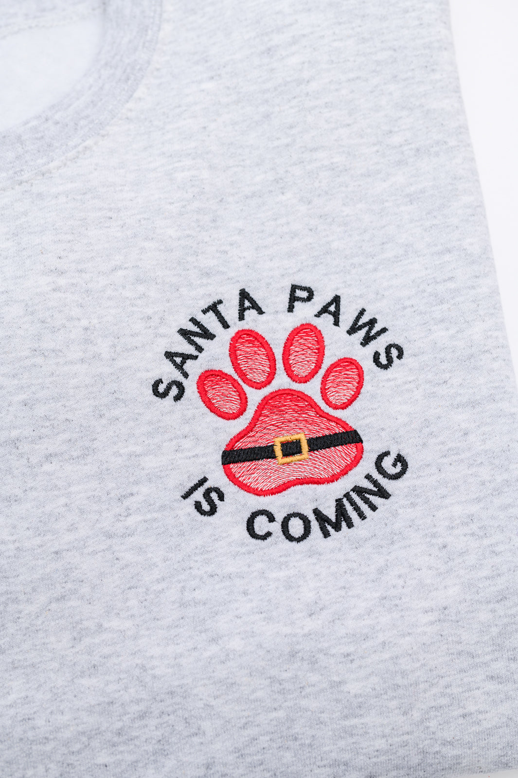 PREORDER: 🐾Santa Paws Embroidered Sweatshirt