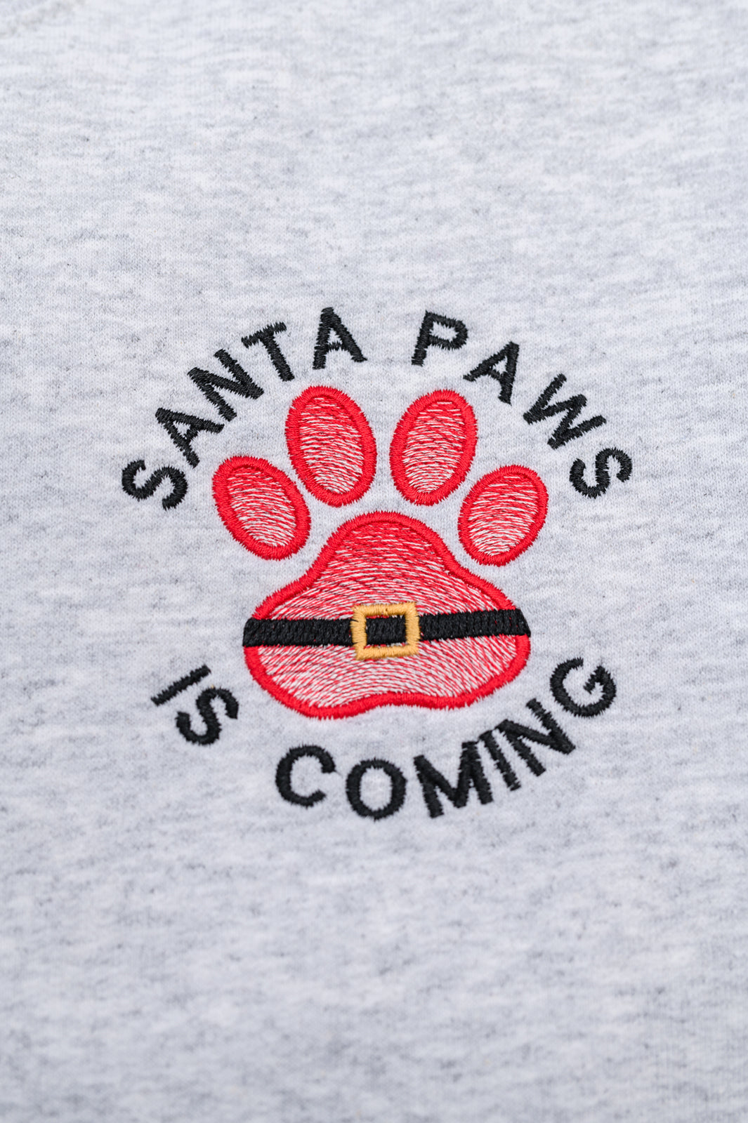 PREORDER: 🐾Santa Paws Embroidered Sweatshirt