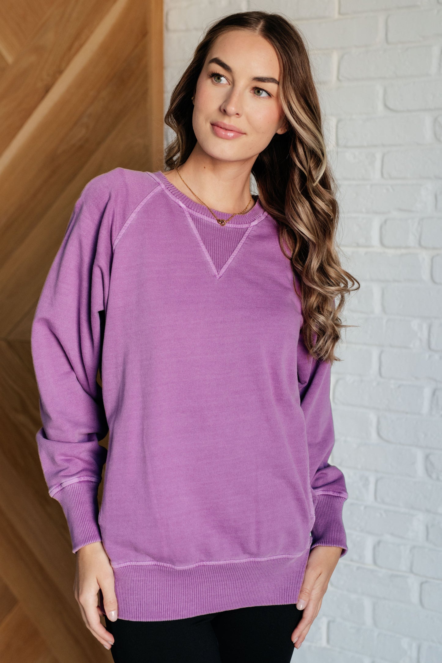 Hands Down Favorite Sweatshirt in Light Plum💜