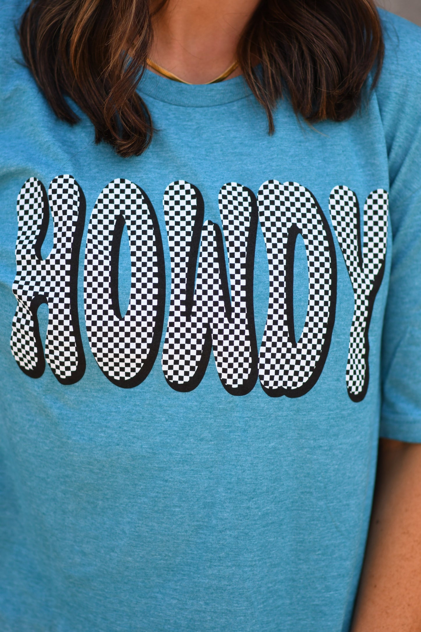 **SALE** RTS Howdy Checkered Tee