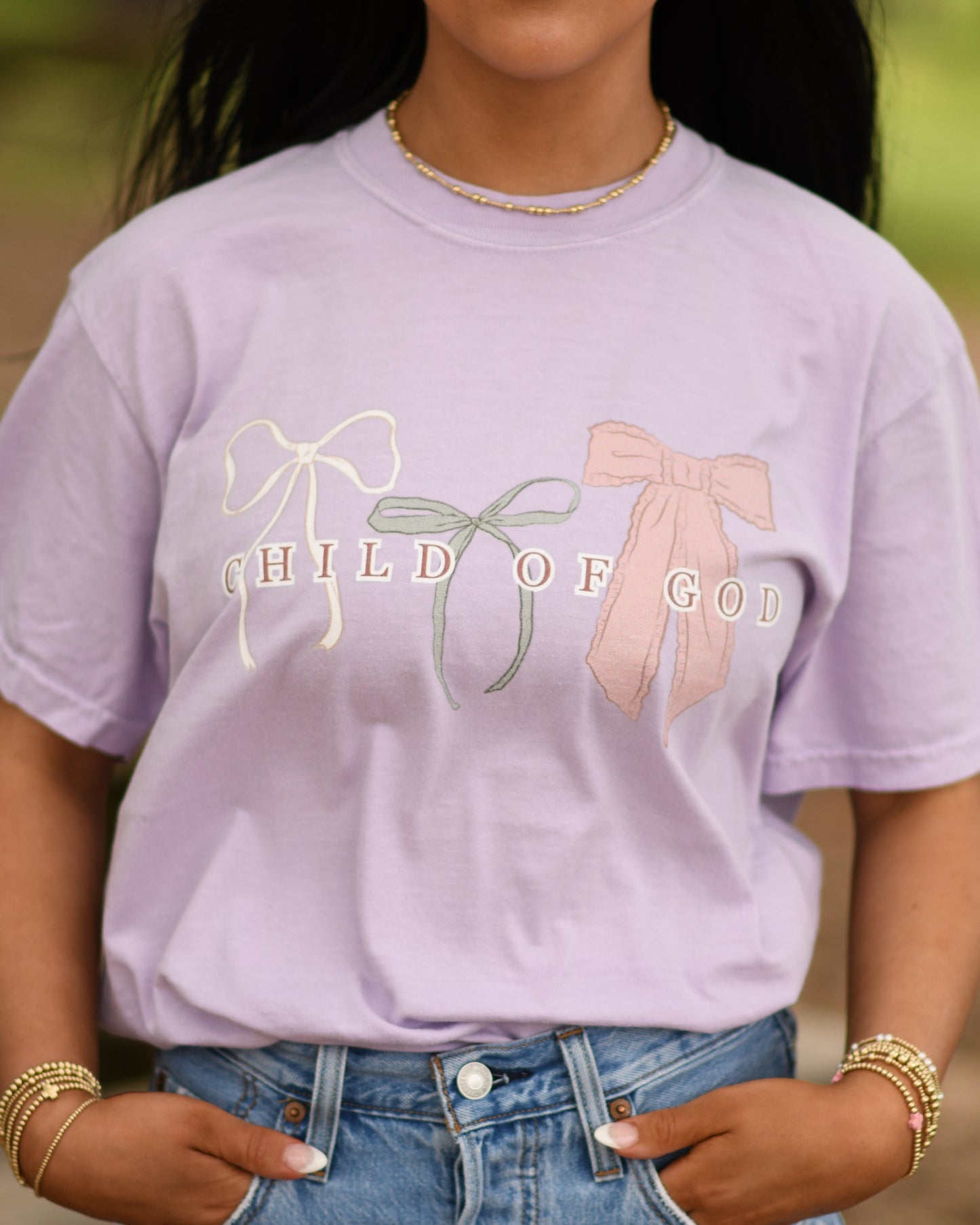 Child Of God Bow Tee