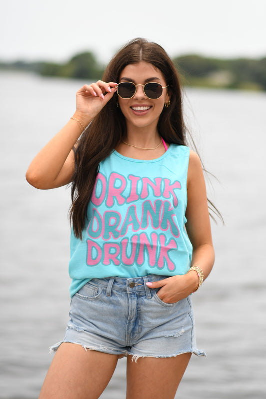 Drink Drank Drunk Tank/Tee