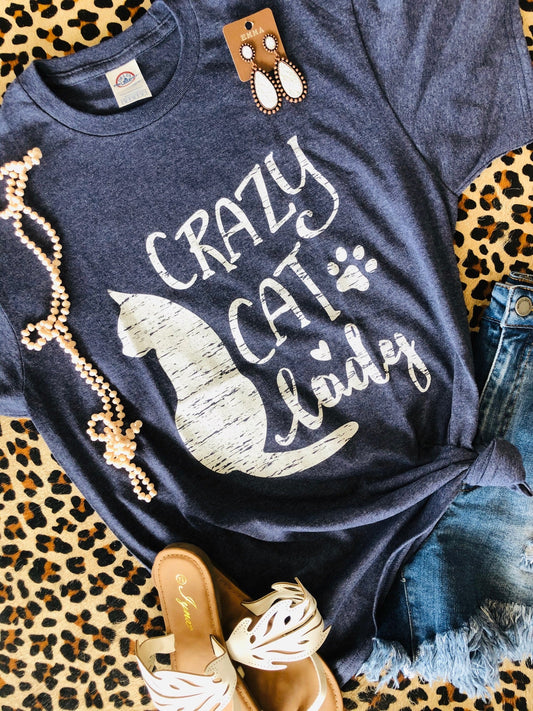 Crazy Cat Lady Tee