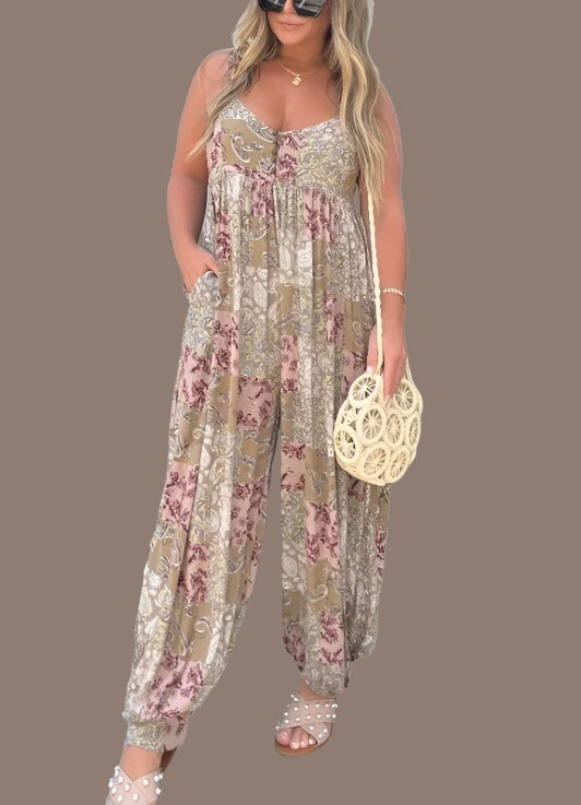 Paisley Pattern Jumpsuit