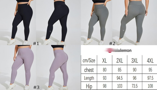 Plus Size Solid Color Leggings