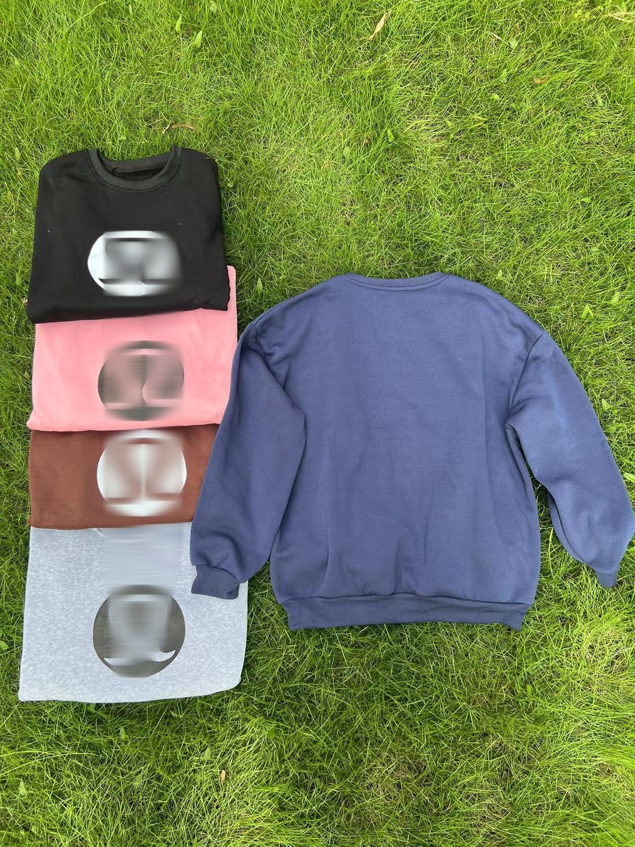 Light Fleece Solid Color Sweatshirt