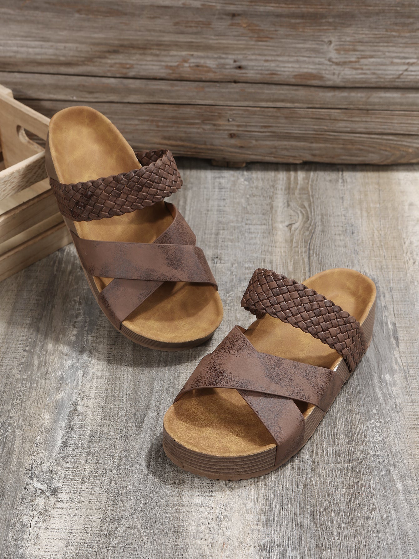 RTS: The Cross Over Slip on Sandal-