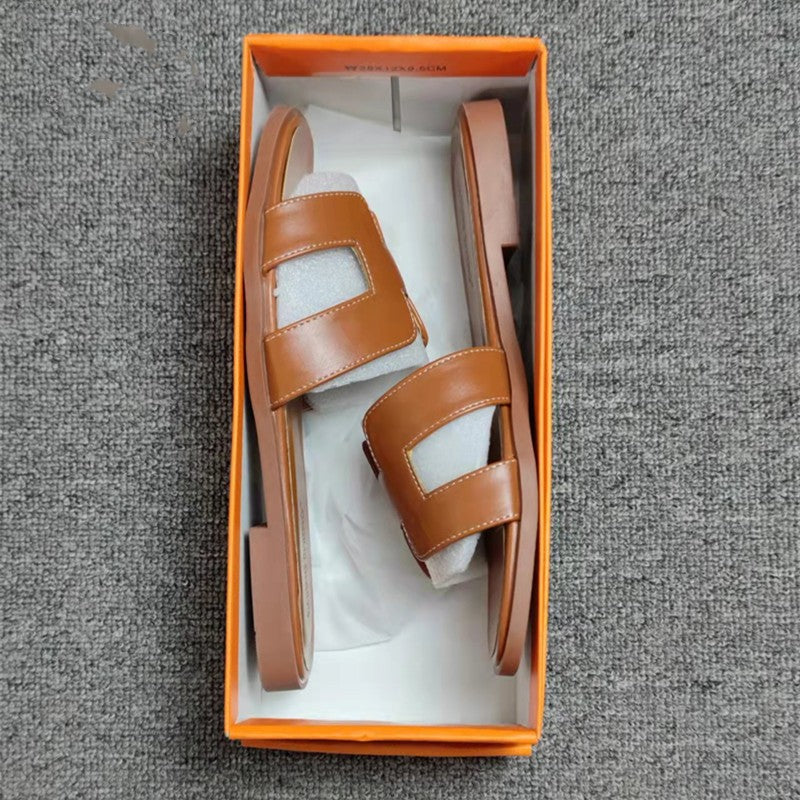 RTS: The Candace Cut Out Sandal Flats-