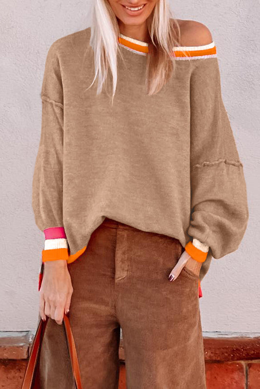 Striped Colorblock Sweater