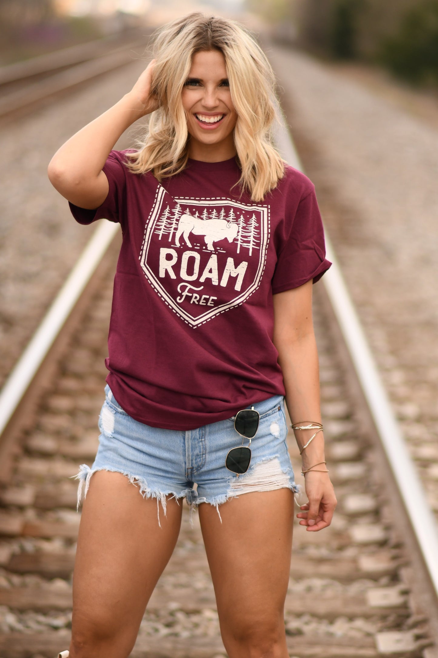 Roam Free Buffalo Tee