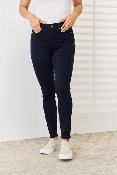 JUDY BLUE Garment Dyed Tummy Control Skinny Jeans