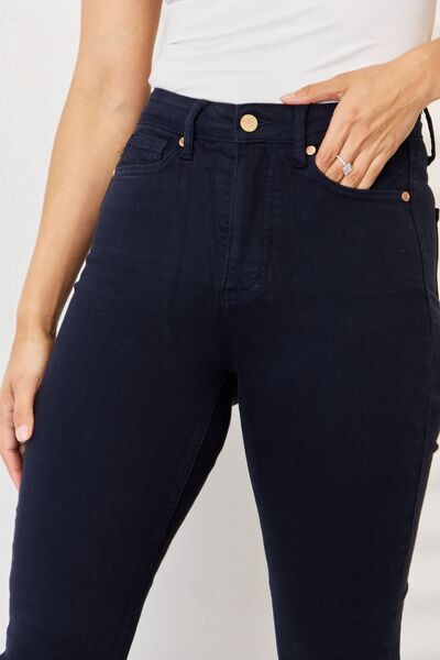 JUDY BLUE Garment Dyed Tummy Control Skinny Jeans