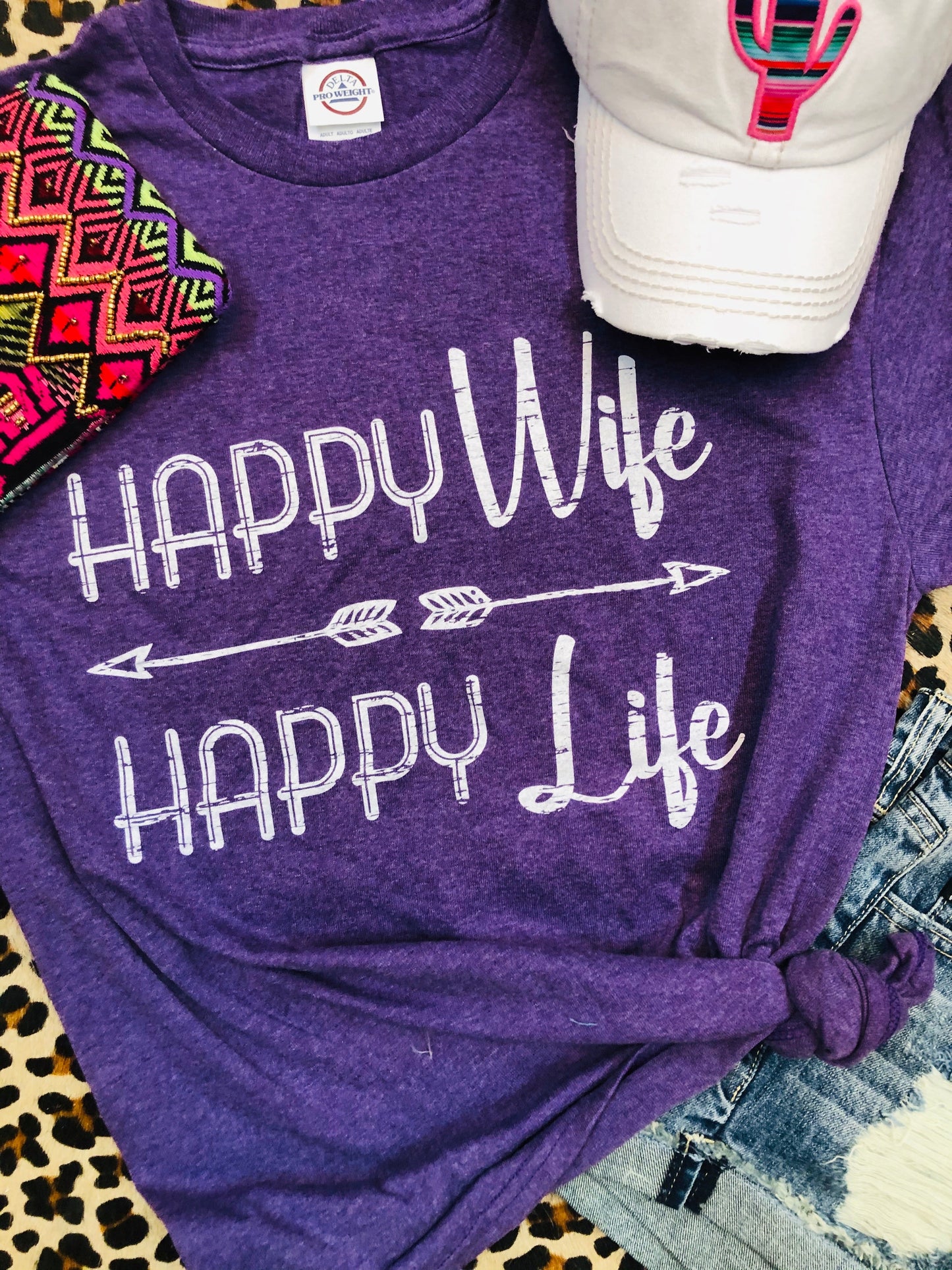 Happy Wife Happy Life Tee